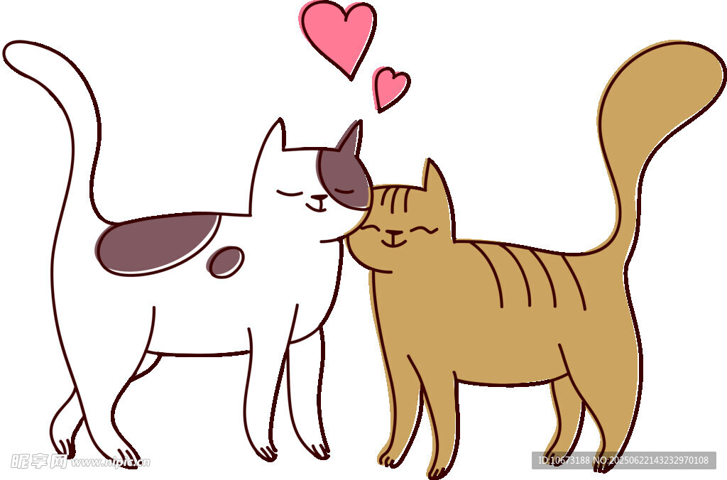 甜蜜猫咪情侣