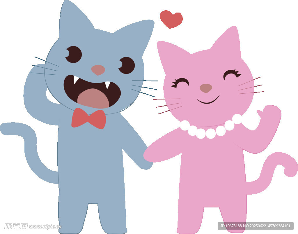 甜蜜猫咪情侣