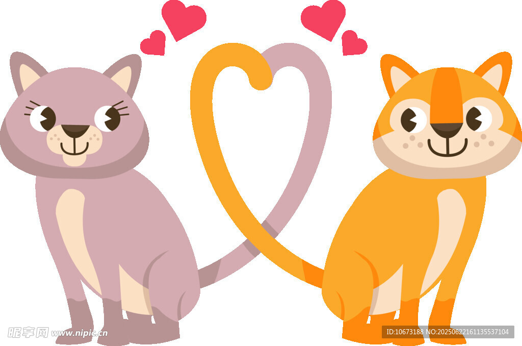 甜蜜双猫