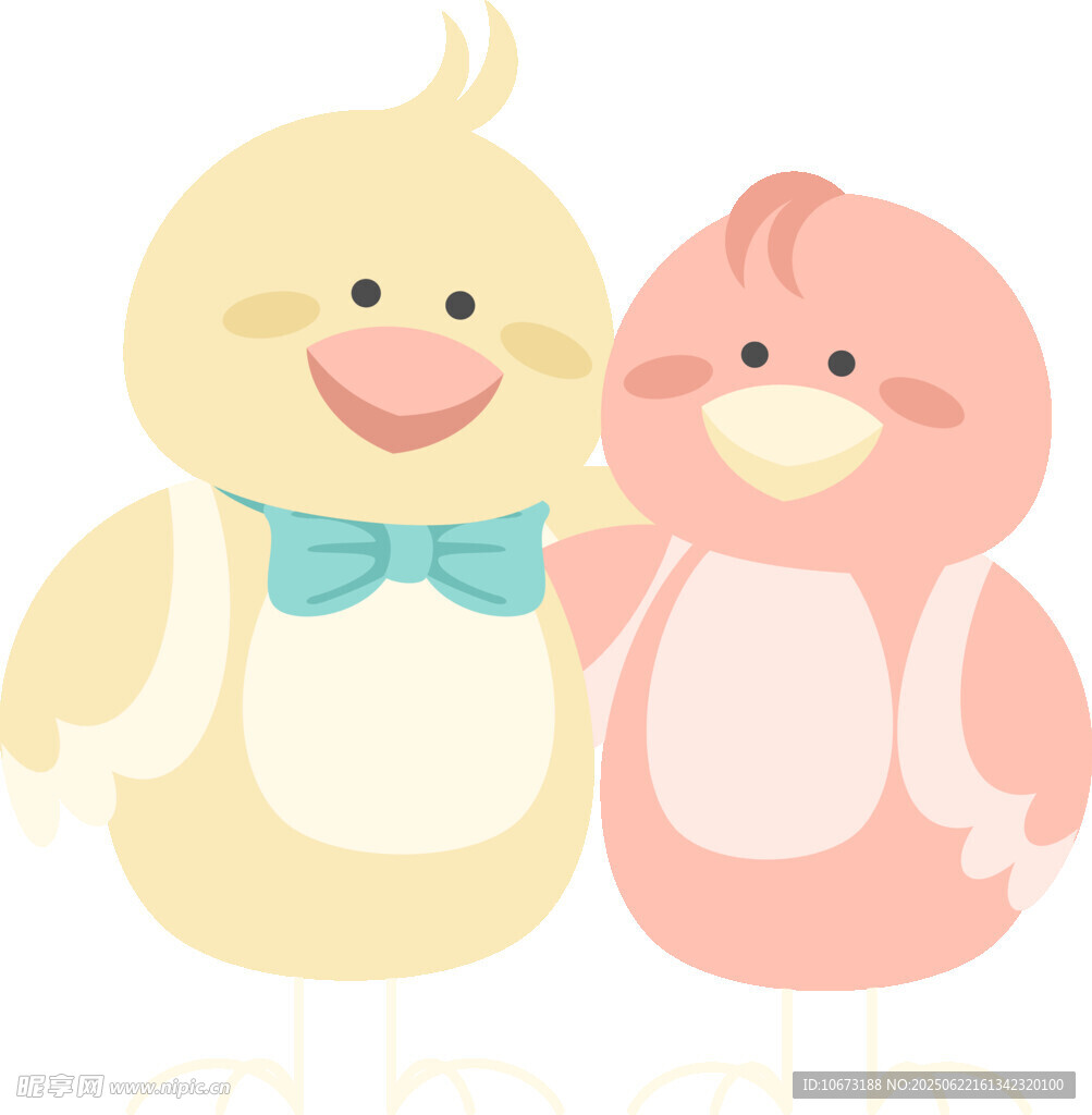 可爱小鸡小鸭卡通形象
