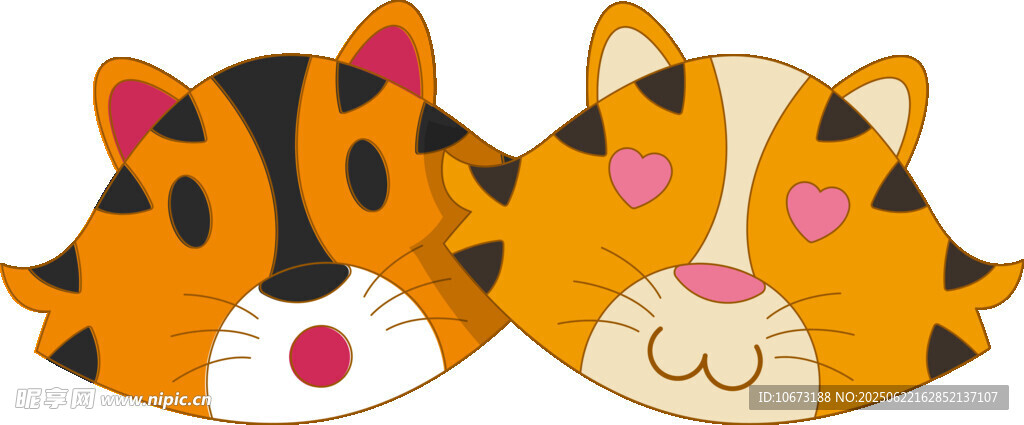 可爱猫咪头像图案