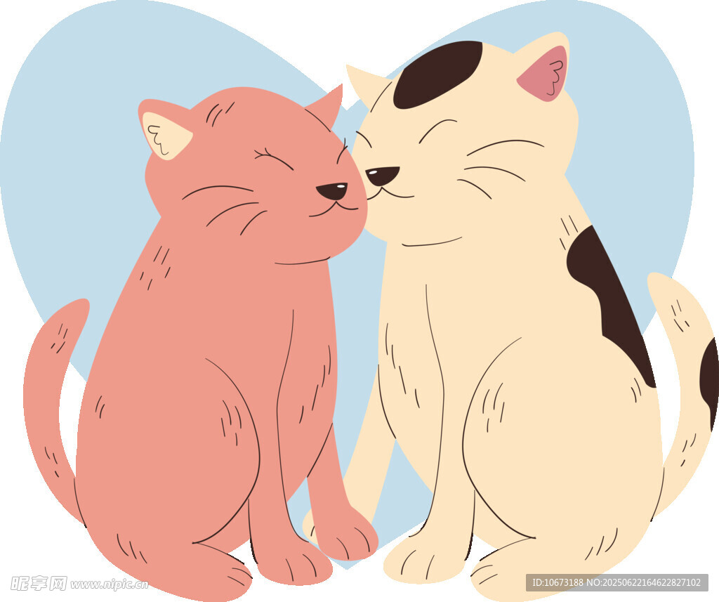 亲昵猫咪