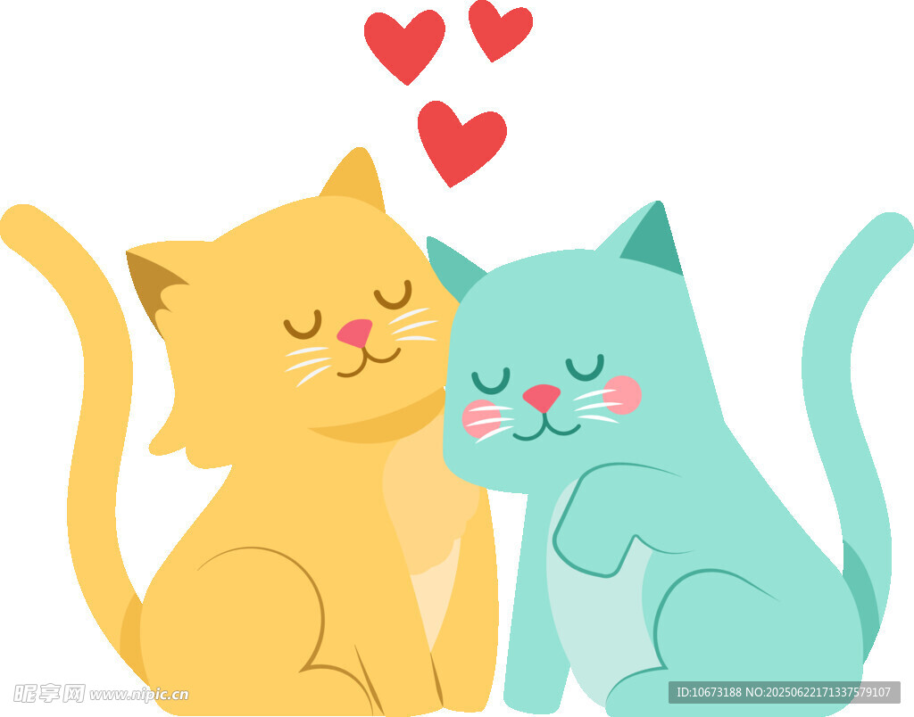 亲昵猫咪
