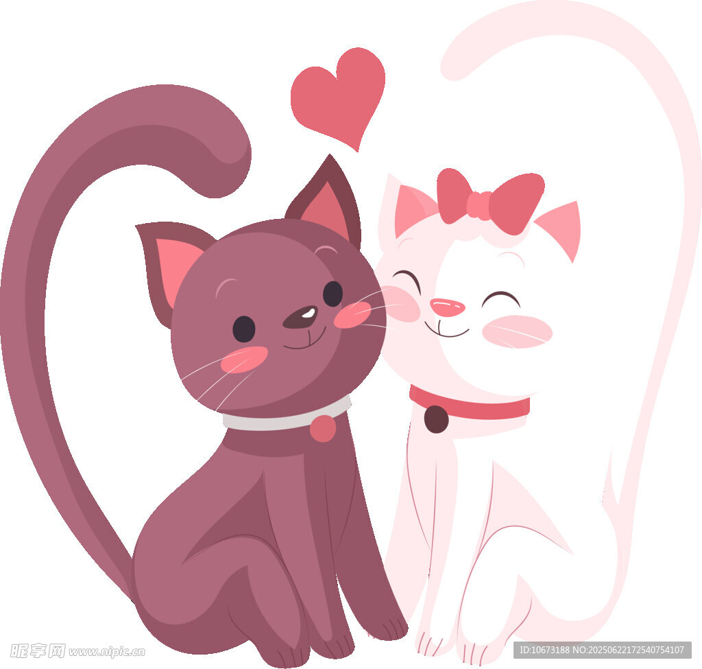 甜蜜猫咪情侣