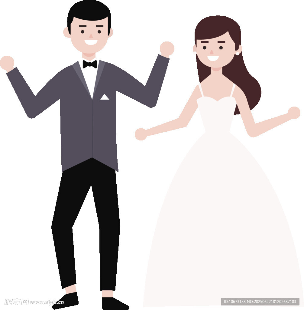 新婚夫妇甜蜜起舞