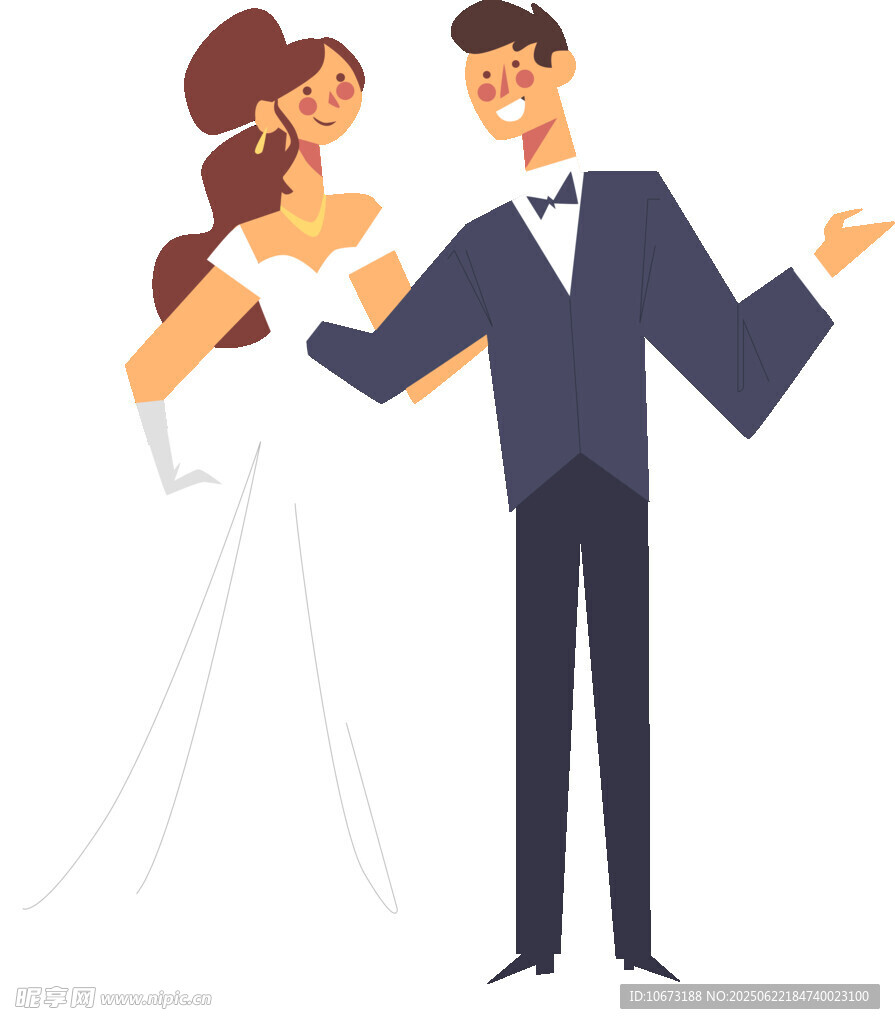 新婚夫妇甜蜜共舞