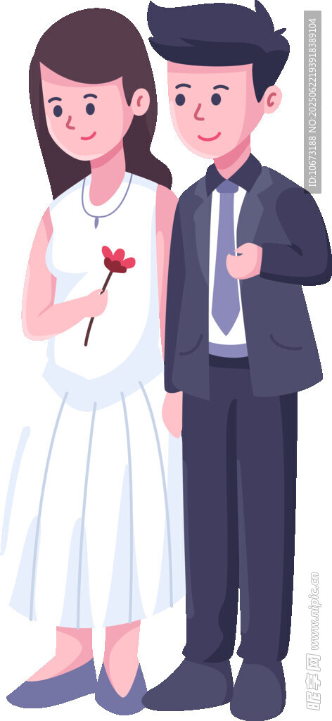 甜蜜新婚夫妇