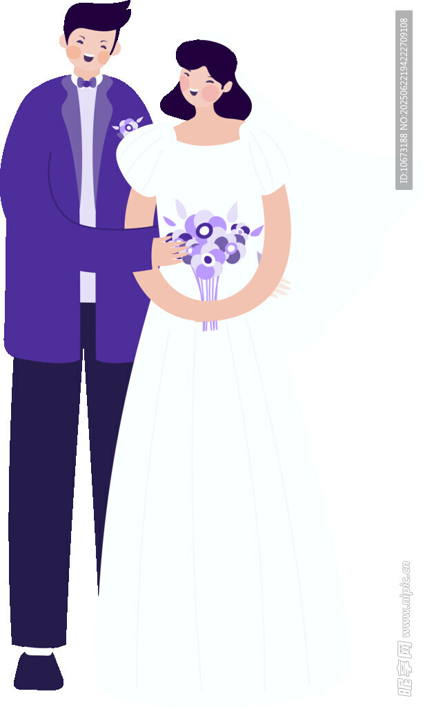 甜蜜新婚夫妇温馨时刻