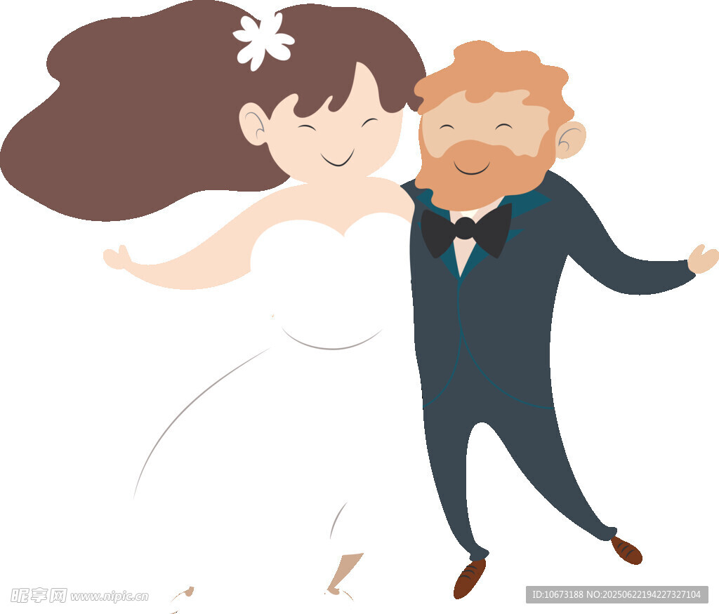 新婚夫妇甜蜜共舞