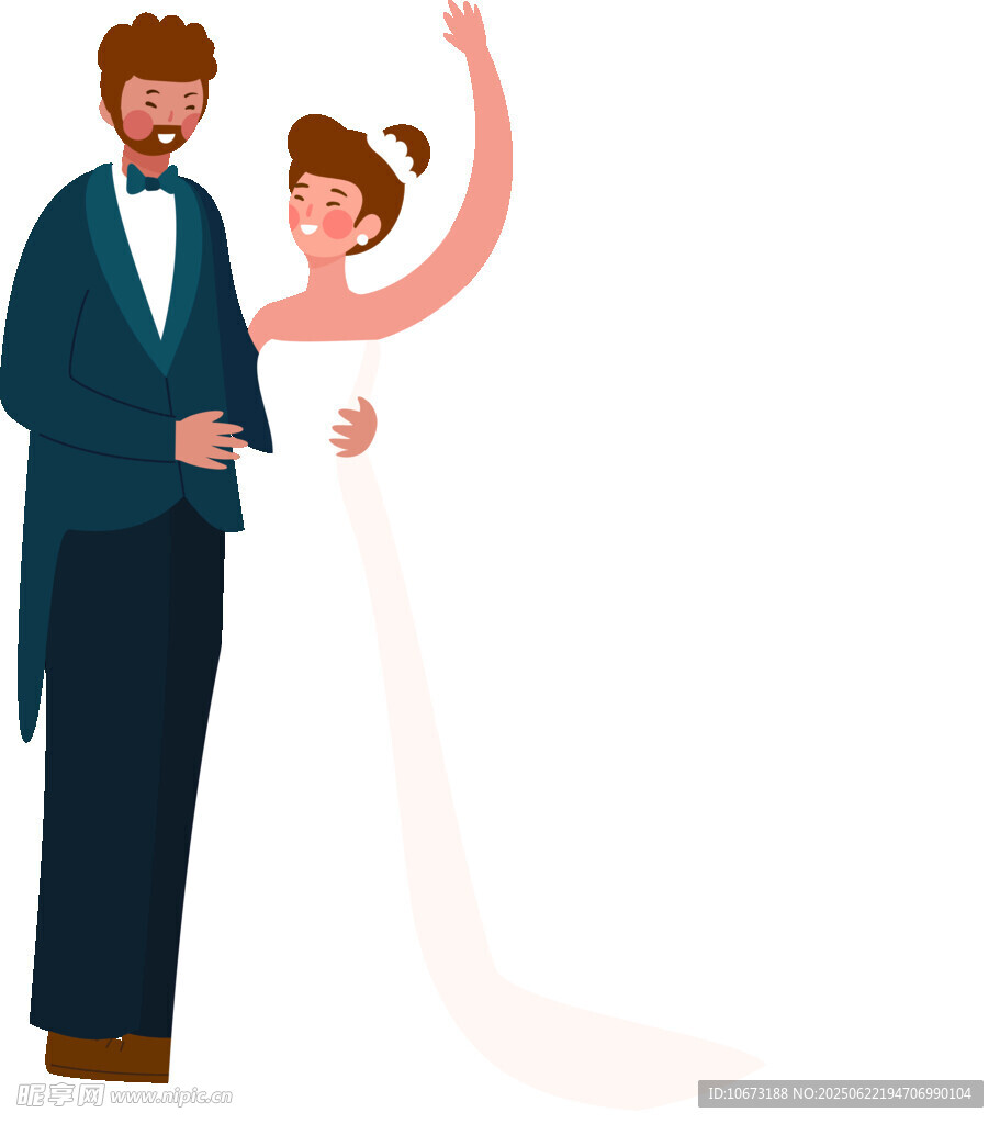 新婚夫妇甜蜜共舞