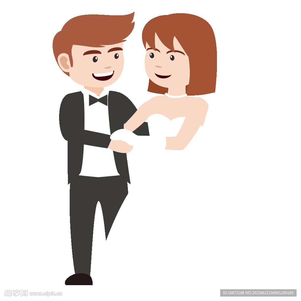 新婚夫妻优雅共舞