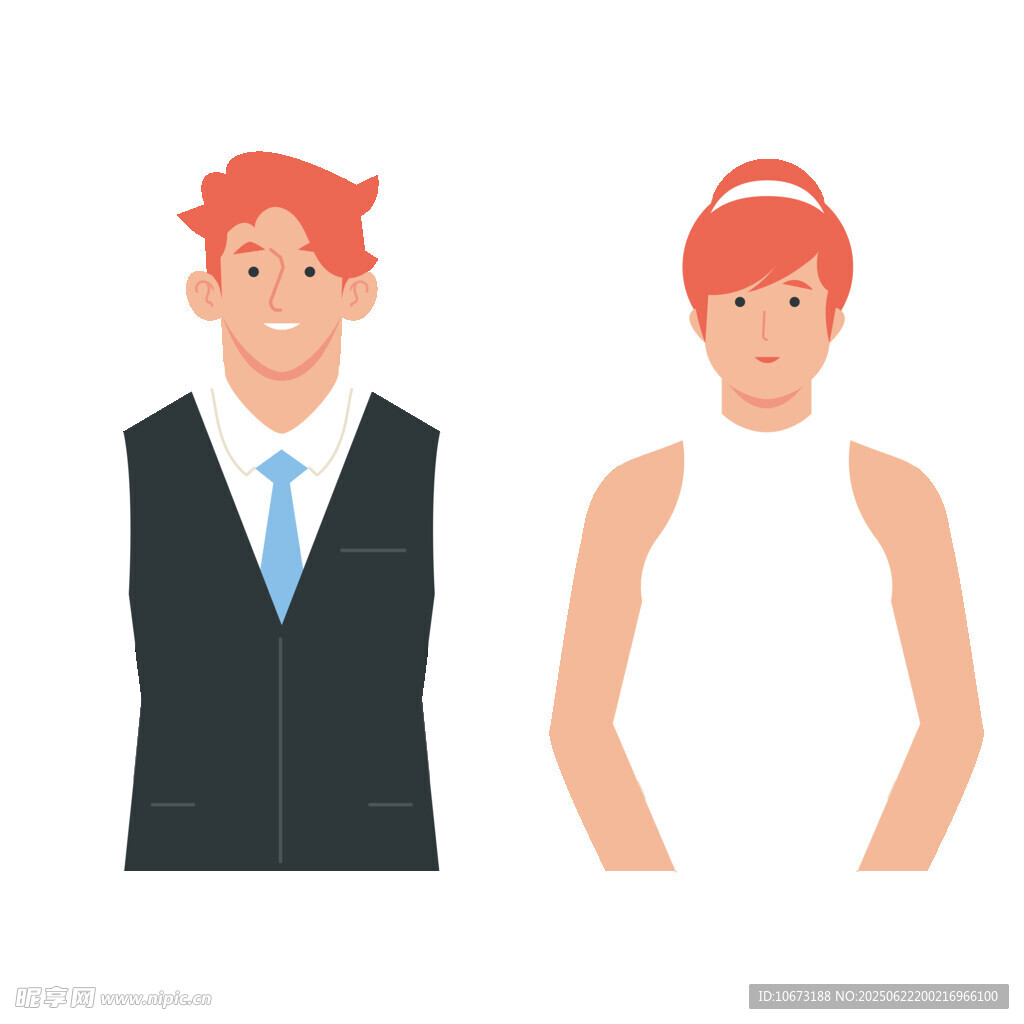 男女正装形象展示
