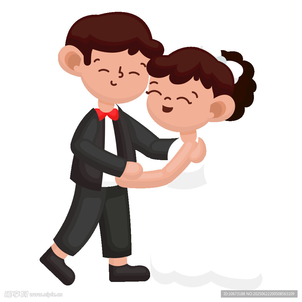 新婚夫妇甜蜜共舞