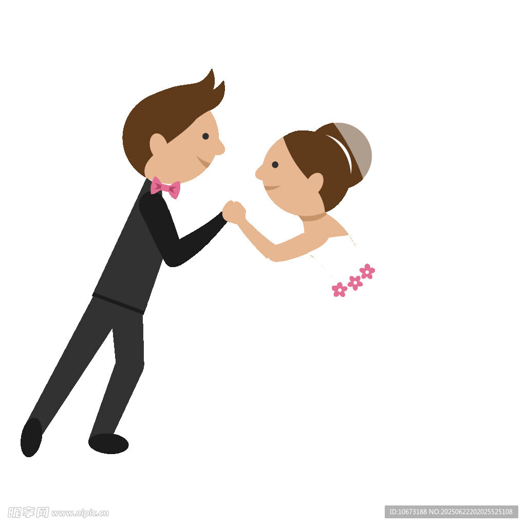 新婚夫妇甜蜜共舞