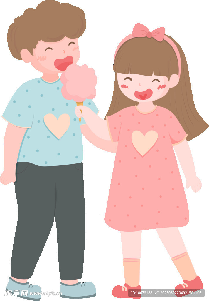 甜蜜兄妹互动瞬间