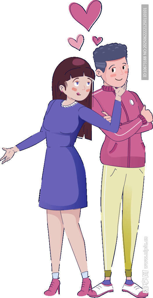 甜蜜情侣爱意满满