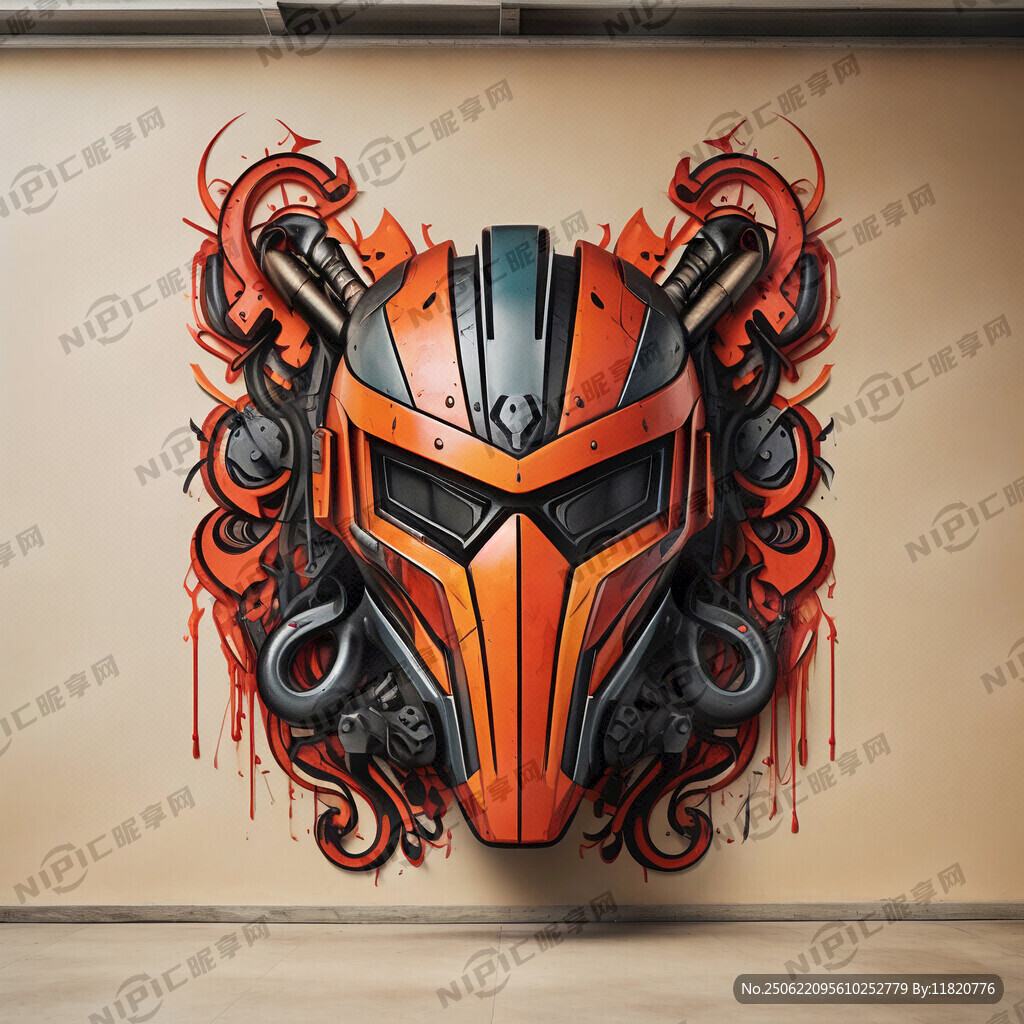 创作一张风格独特的文化墙专用图