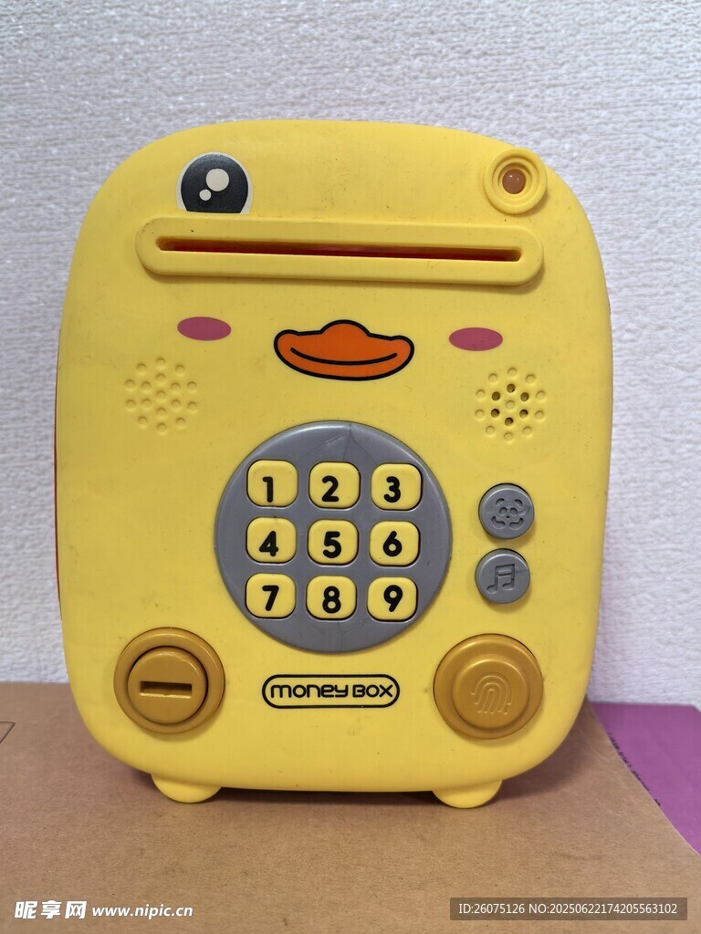 黄色卡通造型儿童电话机