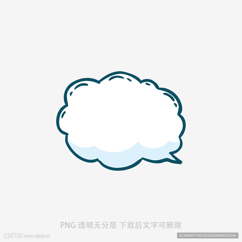简约线条对话气泡图标