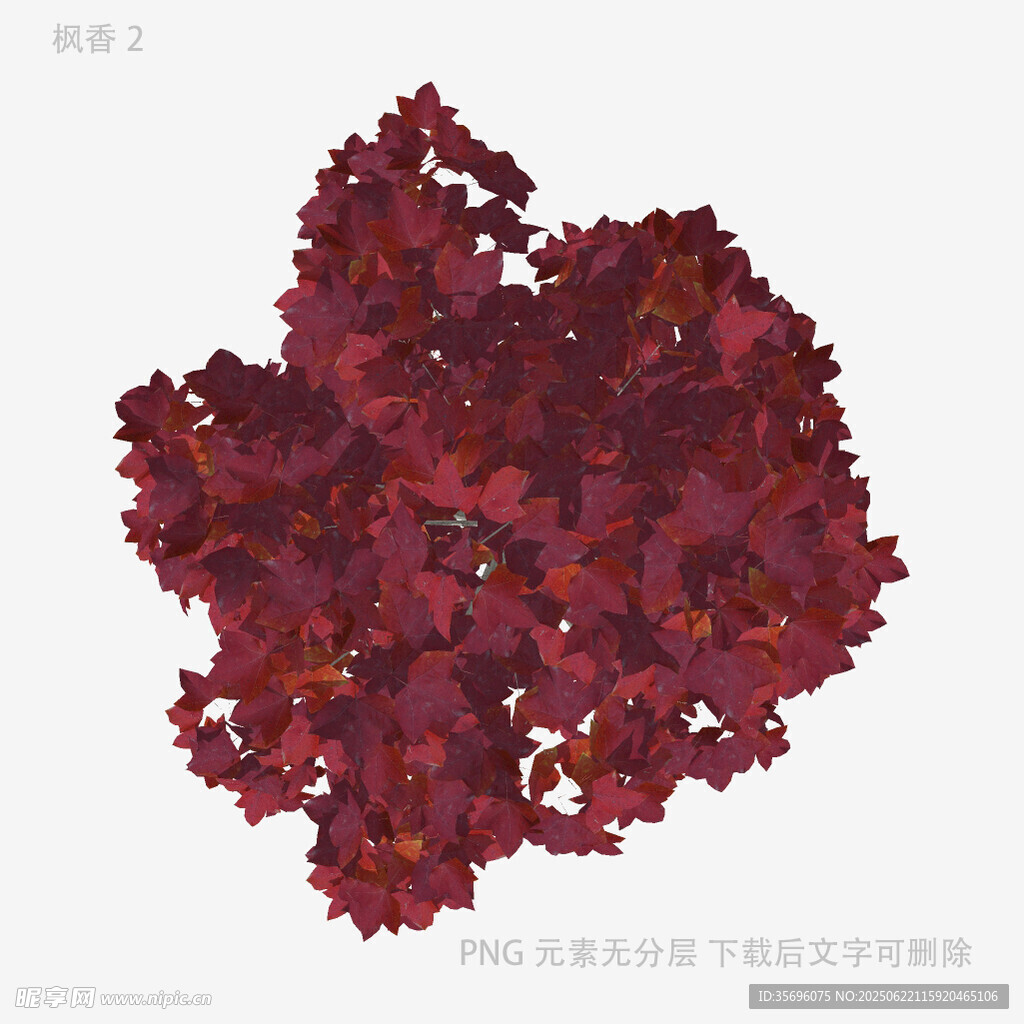 红色分子结构模型