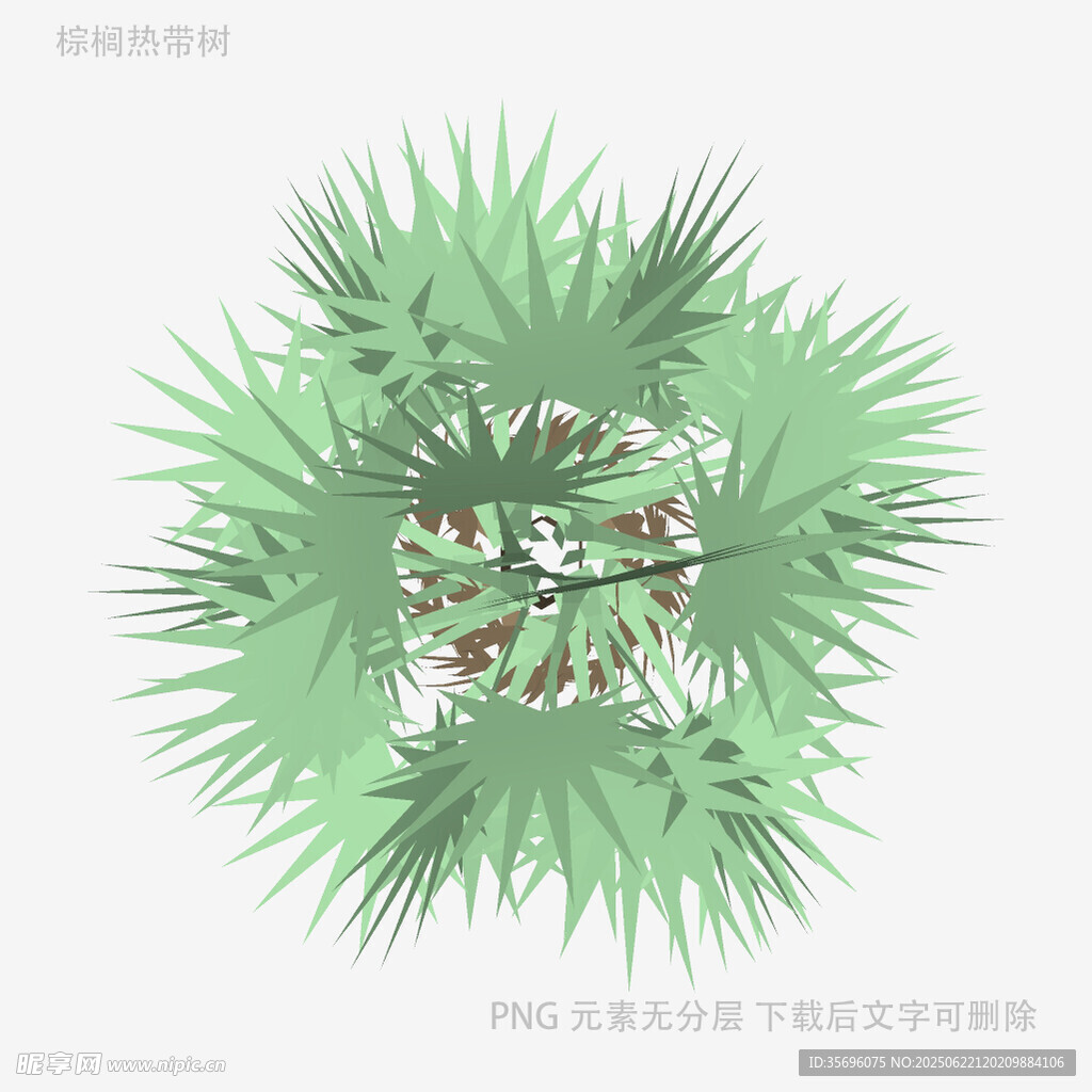 绿色植物装饰图案