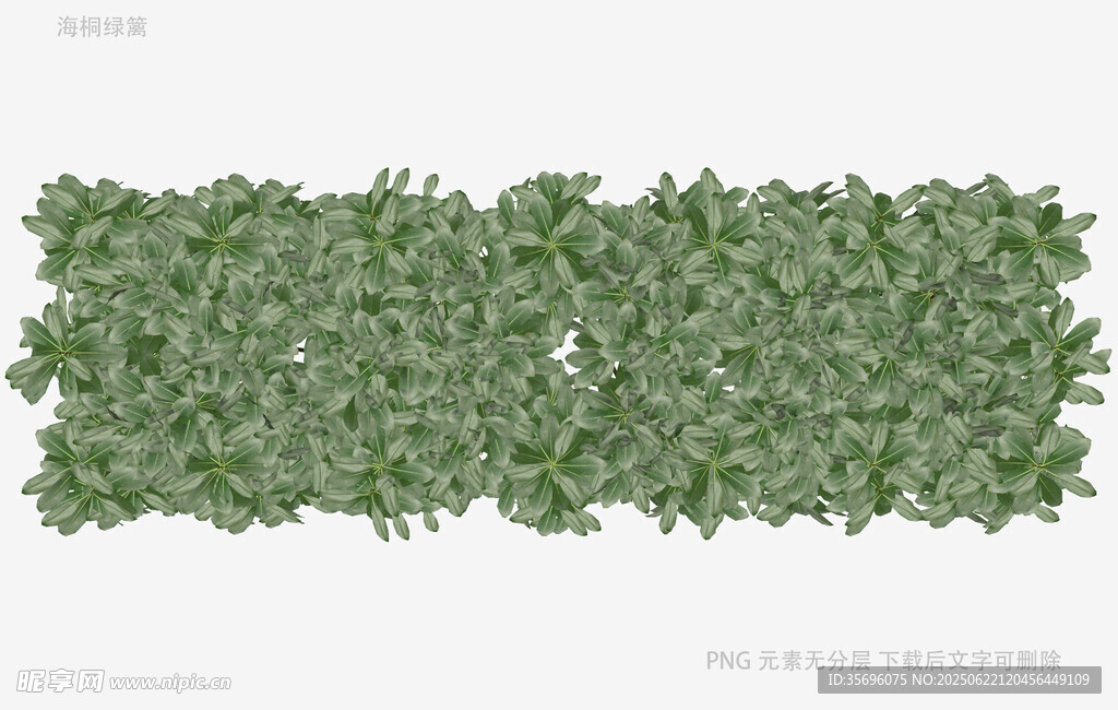 绿色植物墙装饰素材