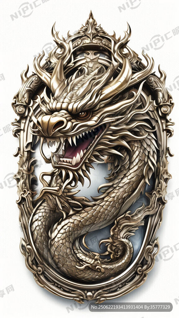 龙 金属框