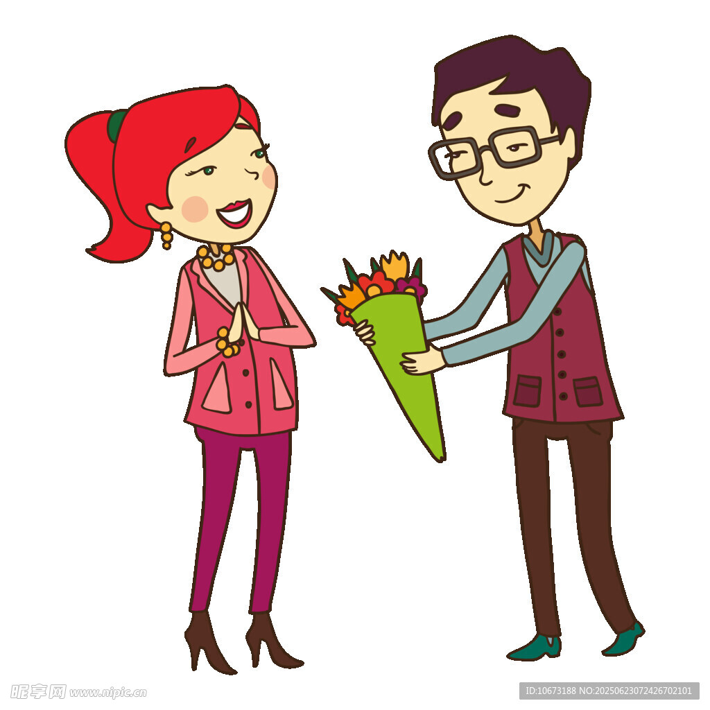 男生送花给女生