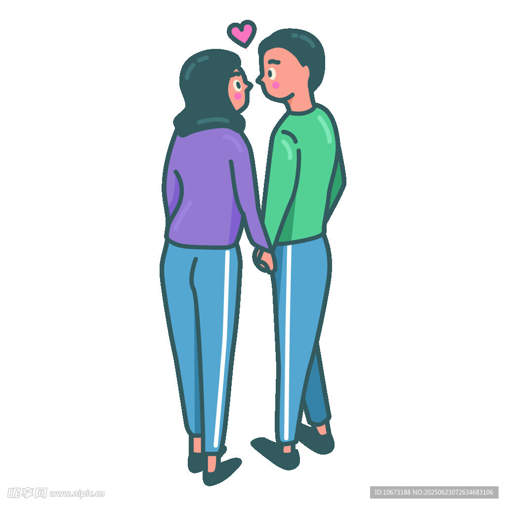 情侣甜蜜相拥背影图