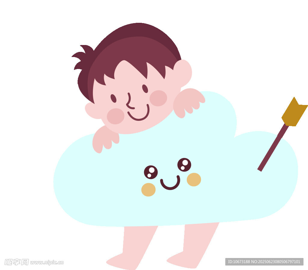 小男孩与云朵的奇幻时刻