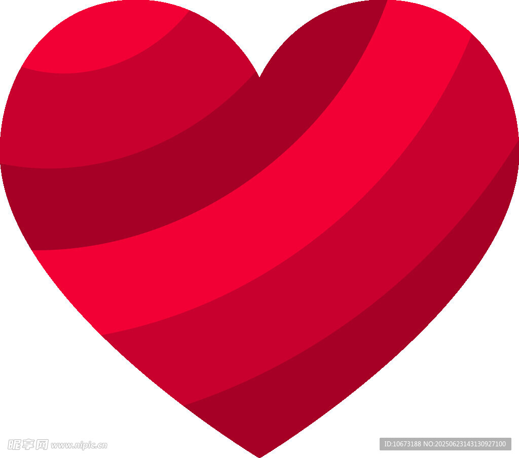 红色爱心图标