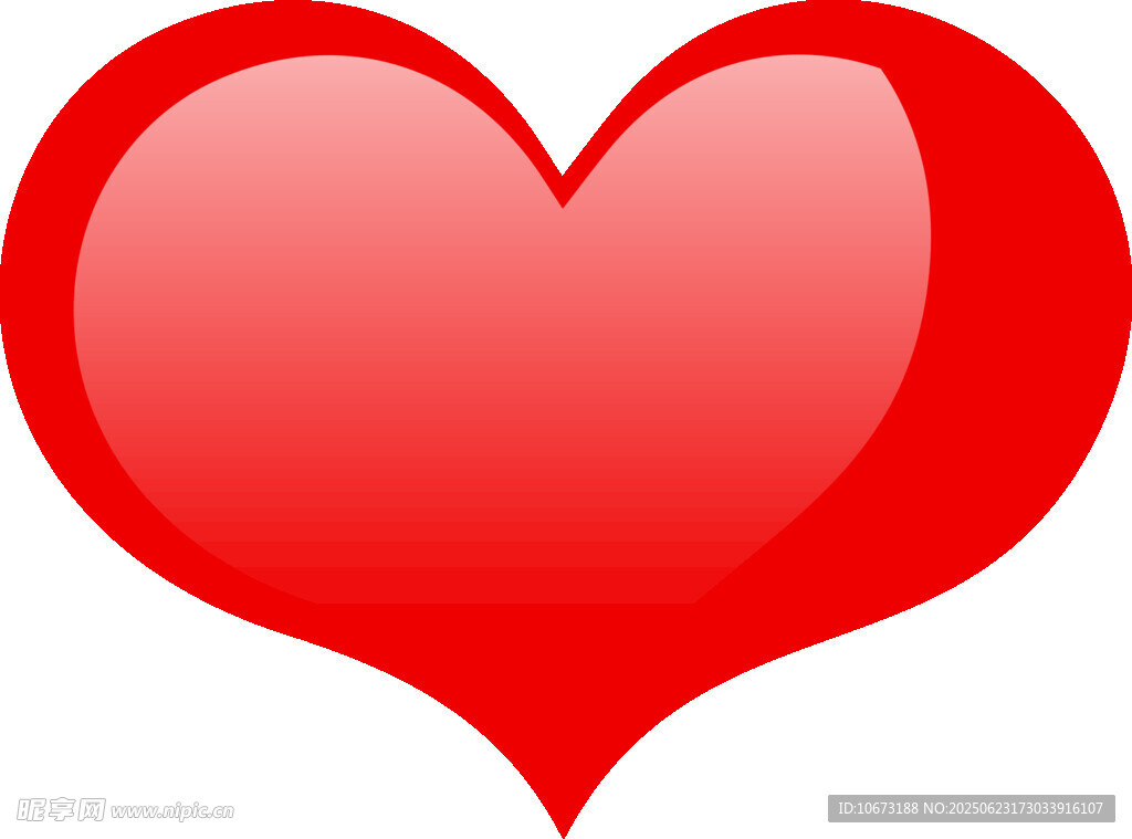 红色爱心图标
