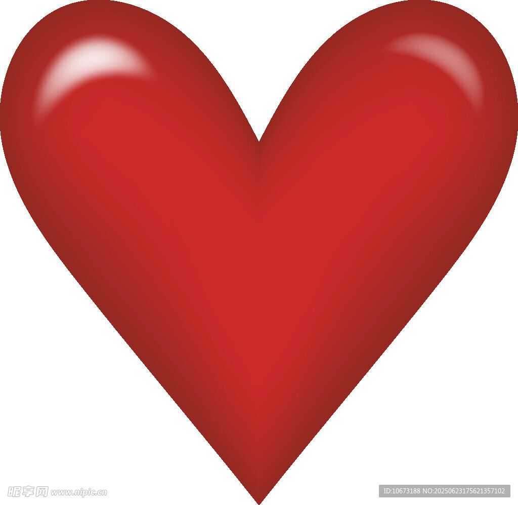 红色爱心图标