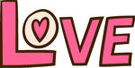 爱心LOVE艺术字