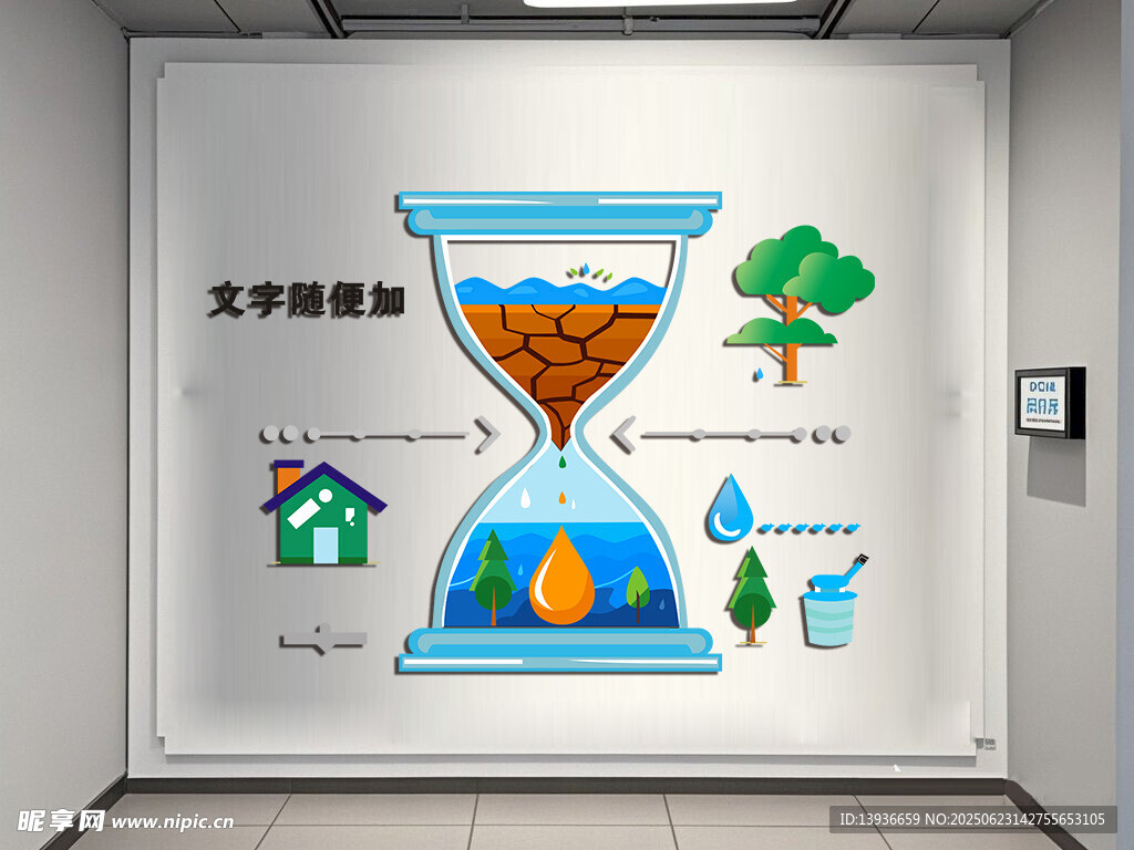 沙漏中的环保世界