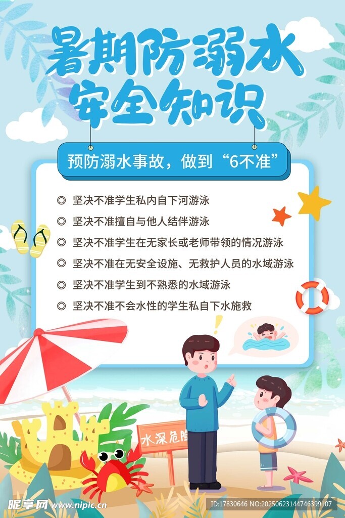 暑期防溺水安全知识宣传