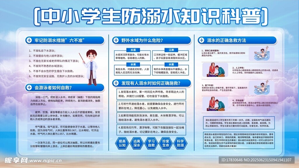 小学生防溺水知识科普