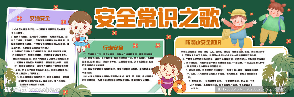 安全排便知识宣传海报