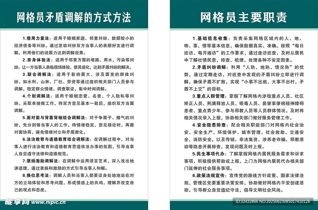 网格员职责