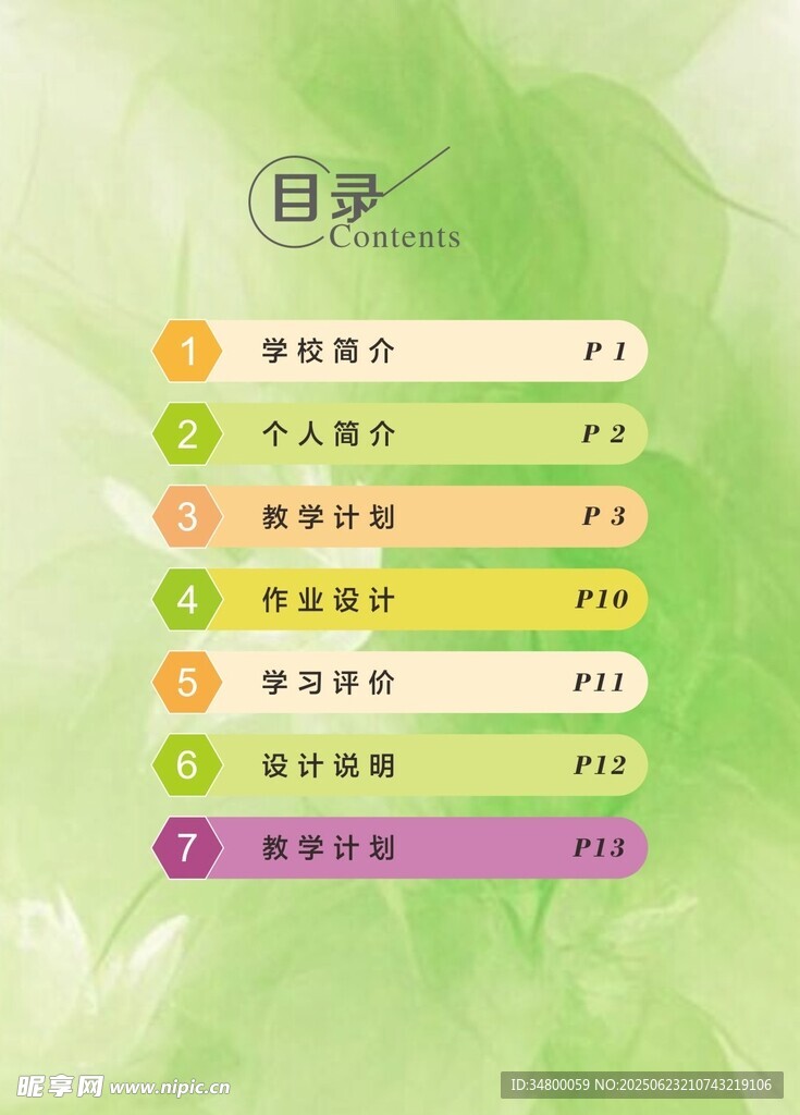 目录设计