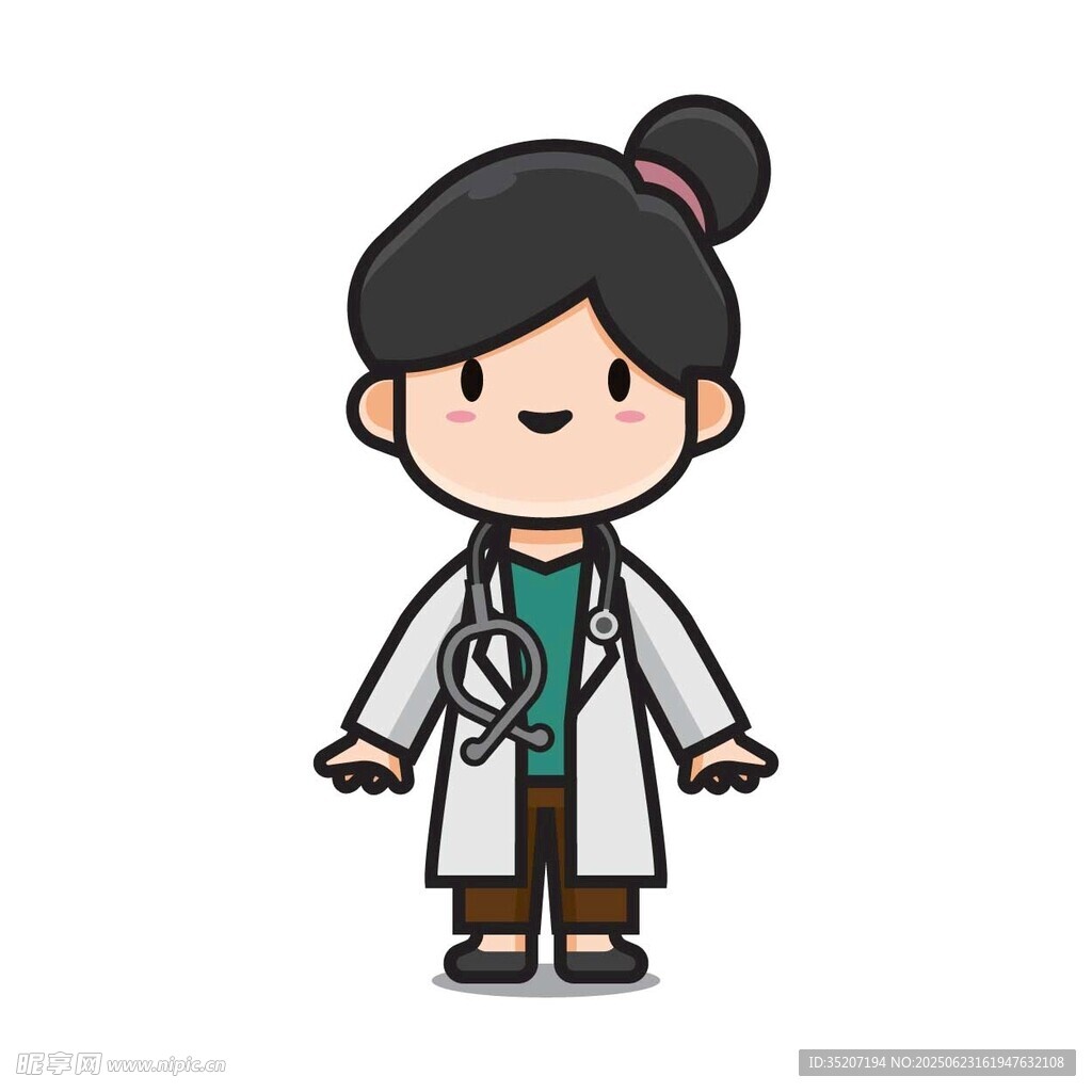 卡通女医生形象