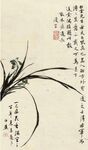 水墨兰花图