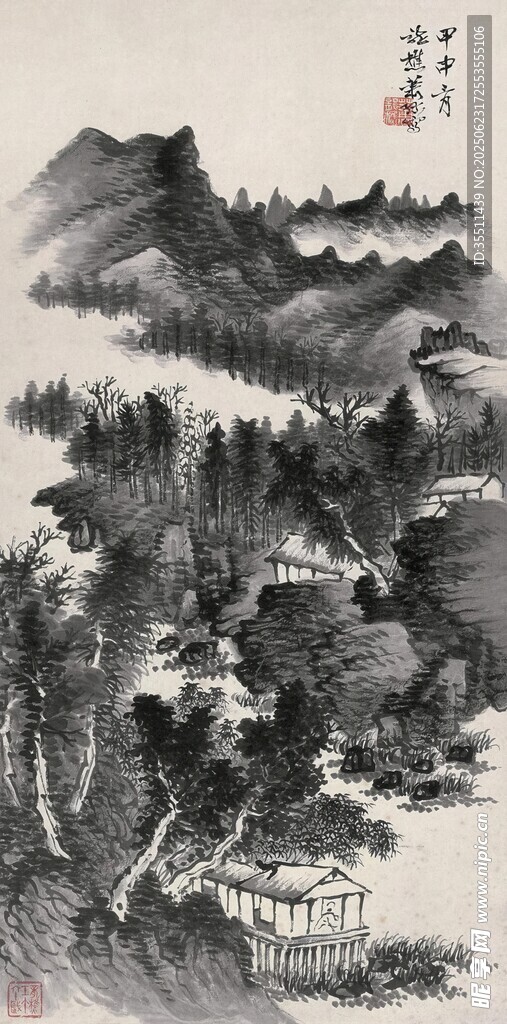 山水国画