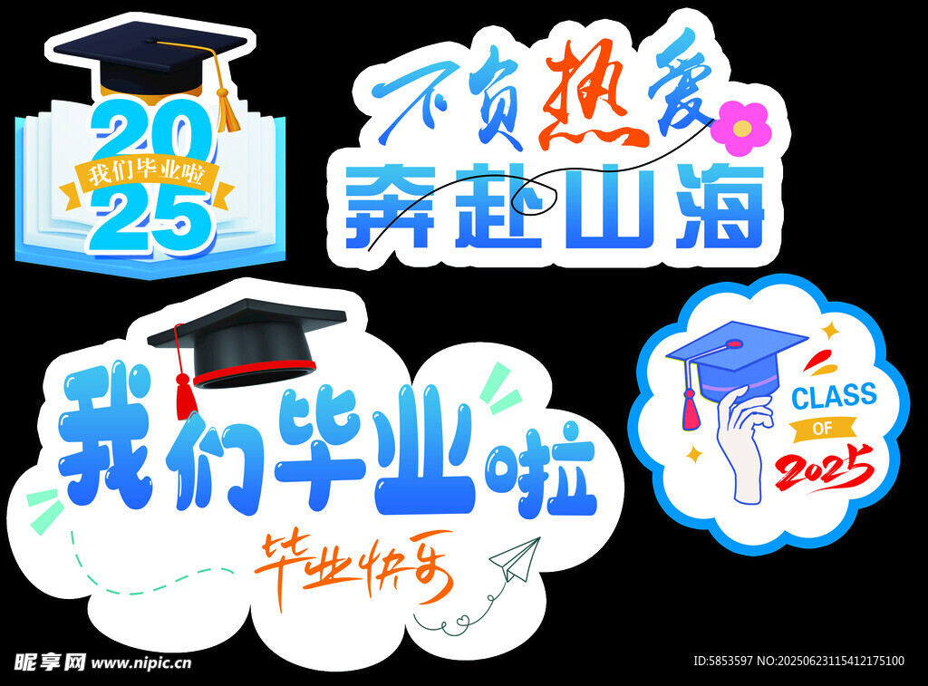 毕业手举牌