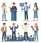 公众演讲场景与互动瞬间
