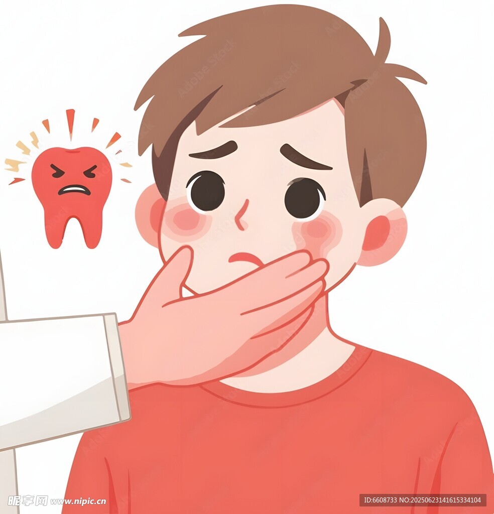 儿童看牙时的紧张瞬间