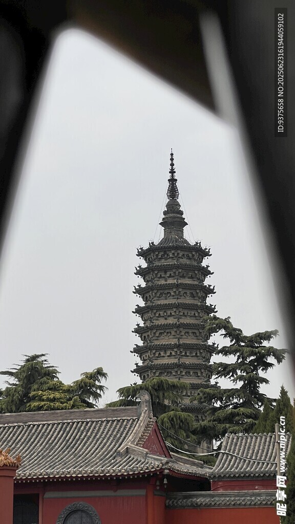 古寺宝塔景观