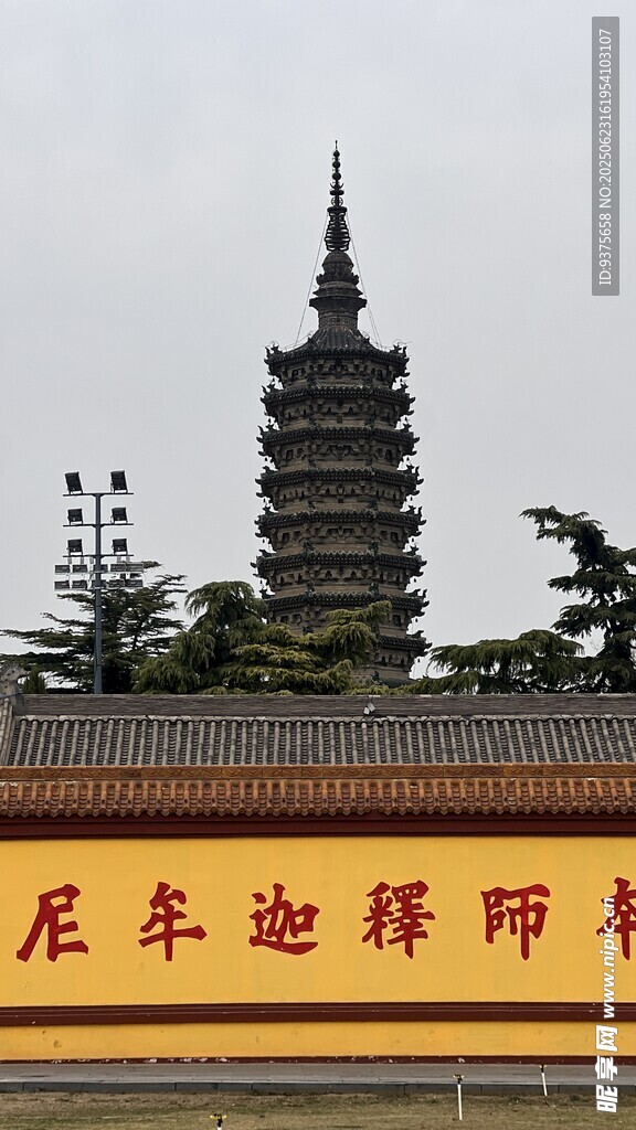 寺庙古塔景观