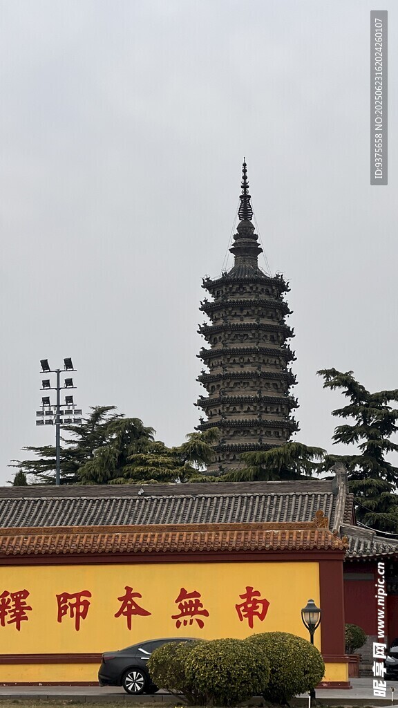 古寺宝塔景观