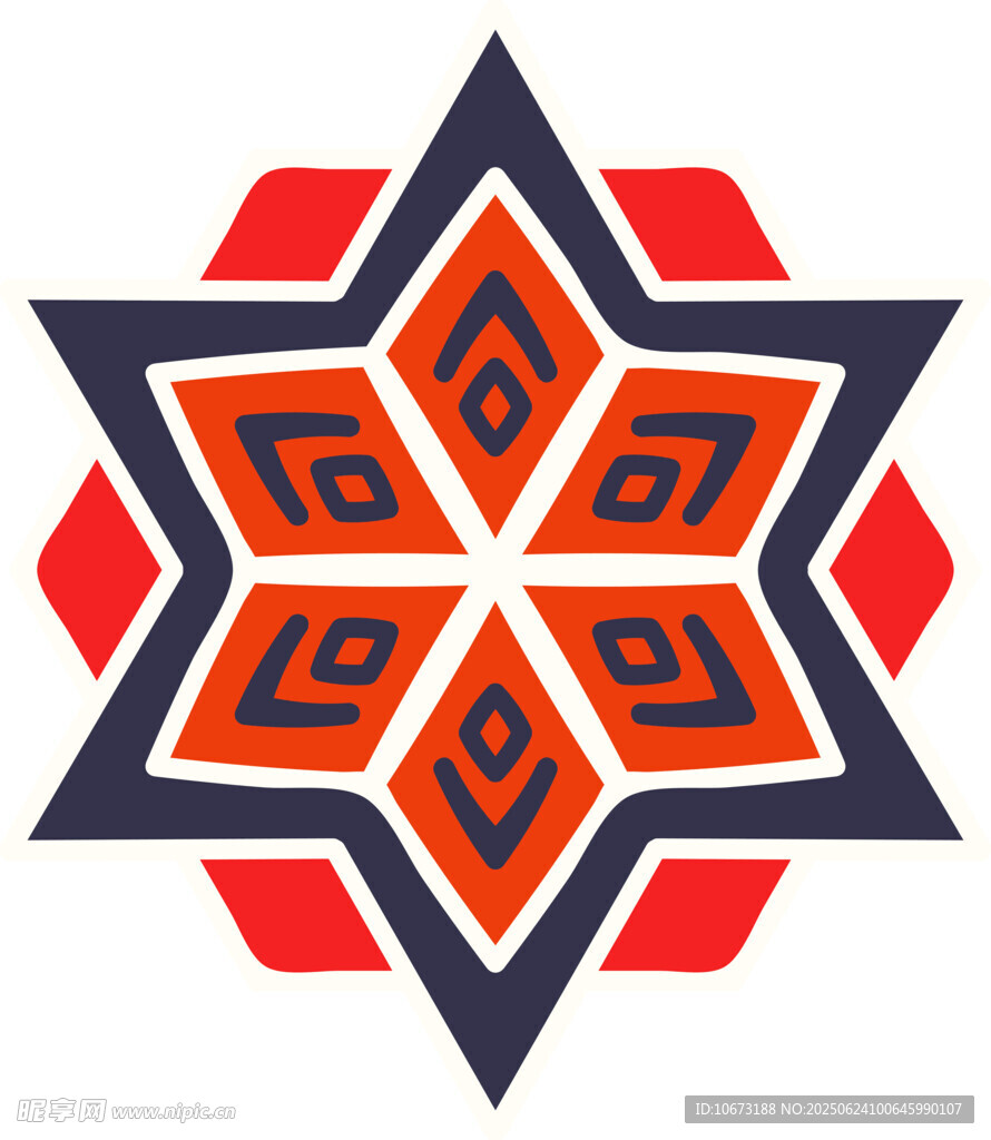 几何星形图案设计